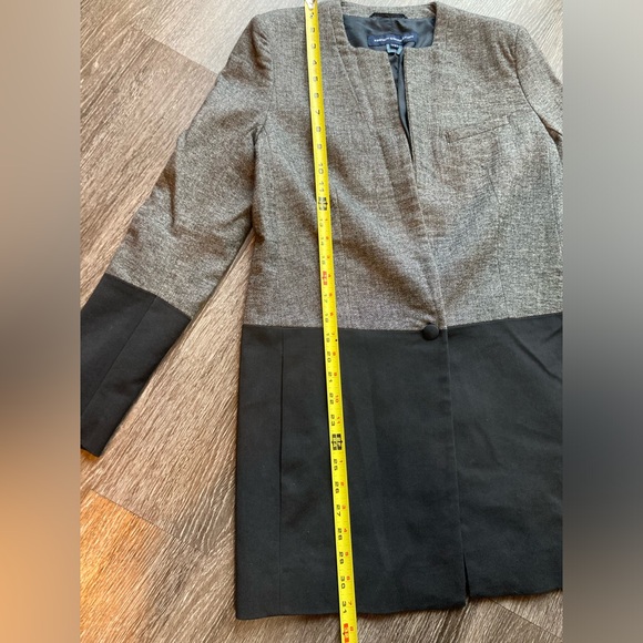 French Connection Mid Length Color Block Blazer Jacket - Picture 11 of 13